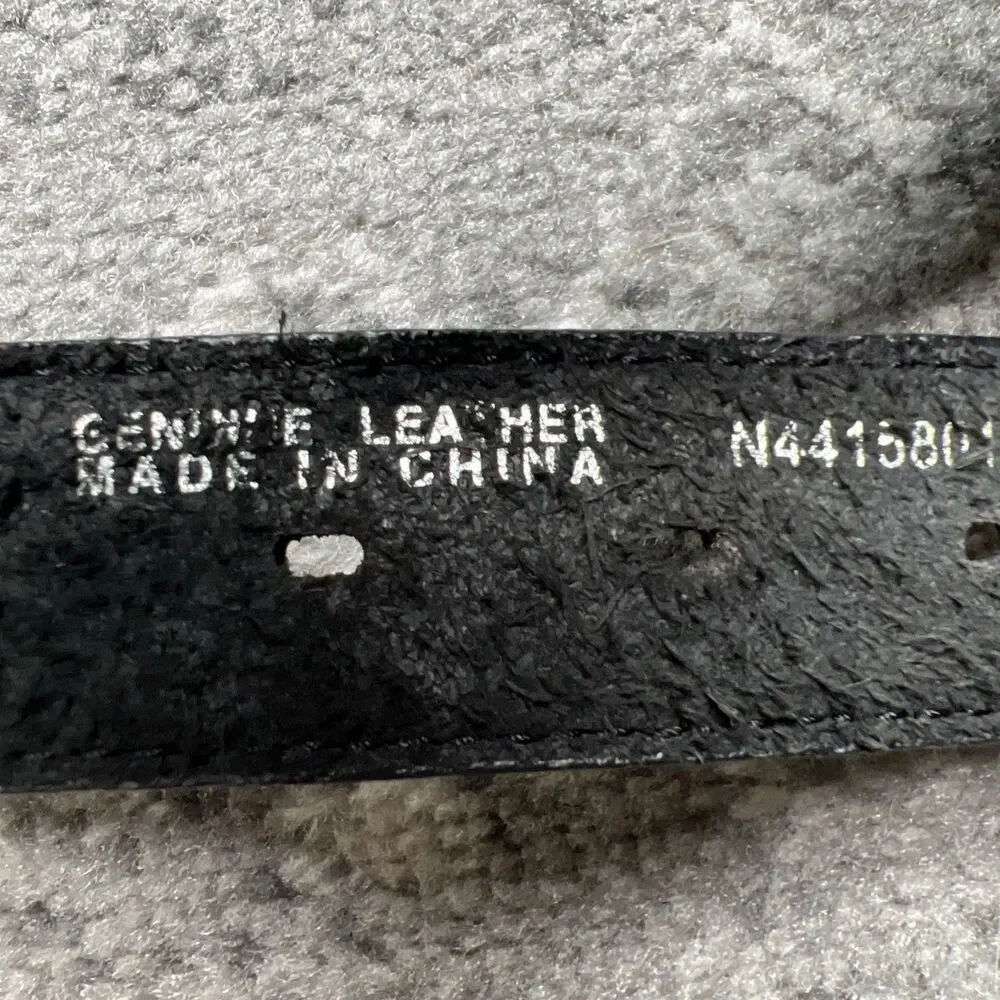 Nocona Belt Co Youth Western Conch Whipstitch Leather Belt Size 20 NO BUCKLE